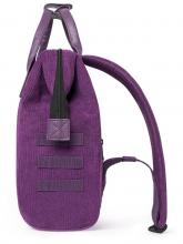 Cabaia Mädchenrucksack lila Cord Wechselpouch Adventurer Small Nancy