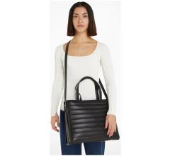 Calvin Klein schmale Shoppertasche gepolstert Medium schwarz