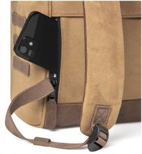 Outdoorbackpack braun gewachst Canvas Cabaia Adventurer Colombo medium