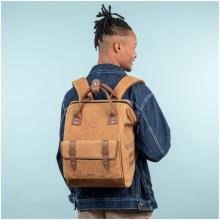Outdoorbackpack braun gewachst Canvas Cabaia Adventurer Colombo medium