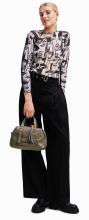 Alpha Kiruna Desigual Bowlingbag Mini Gris Taupe