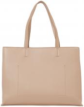 Calvin Klein Henkeltasche Chanterelle dunkelbeige Medium Tote Pebble Daily