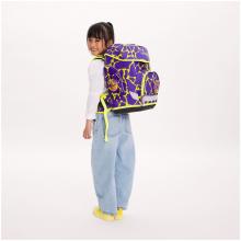 6teiliges Schulrucksackset Ergobag Cubo Light SuBärkraft gelb lila LUMI Edition