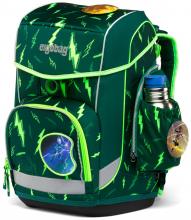 Ergobag Schulrucksack 6-teiliges Set Cubo Light Bärtastisch grün Blitze