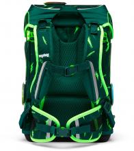 Ergobag Schulrucksack 6-teiliges Set Cubo Light Bärtastisch grün Blitze