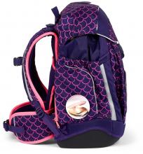 Ergobag Mädchenschultasche Set lila neonpink Unterwasser Maxi PerlentauchBär