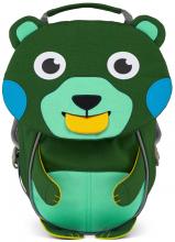 Freizeitrucksack Kinder Affenzahn Kleiner Freund Kreativ Bär grün recycled