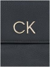 Überschlagtasche zweigeteilt Calvin Klein Re-Lock Crossbody schwarz