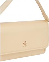 Tommy Hilfiger Überschlagtasche dunkelbeige Monotype Wheat