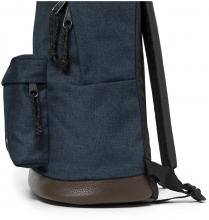 Eastpak Wyoming Rucksack mit Lederboden Triple Denim Blau