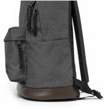 Tagesrucksack Eastpak Wyoming Lederboden grau meliert Black Denim