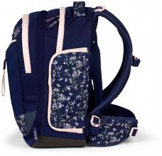 Mädchenschultasche dunkelblau rosa Blumen Satch Match Bloomy Breeze