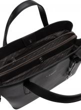 kompakte Kurzgrifftasche Milena schwarz L.Credi 