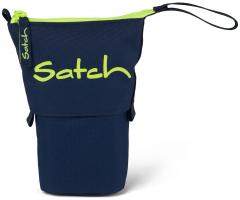 Satch Pencil Slider Toxic Yellow blau neongelb Stiftetasche