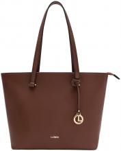 dunkelbraune Shoppertasche L.Credi Filippa Nougat