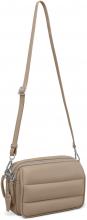 Überschlagtasche gesteppt Les Visionnaires Emily Puffy Cappuccino Beige