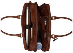 Burkely Antique Avery Aktentasche Cognac Fundamentals Vintage
