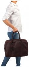 Businesstasche Burkely Antique Avery Leder dunkelbraun Herren