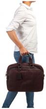 Burkely Workbag Antique Avery dunkelbraun Leder Herren