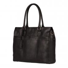 Burkely Laptoptasche Echtleder schwarz Antique Avery Fundamentals 