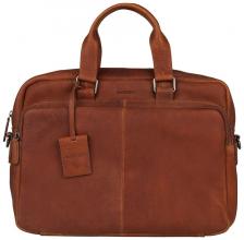 braune Herrentasche Burkely Leather Workbag Antique Avery
