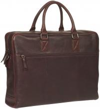 Burkely Ledertasche Dark Brown Antique Avery 17,3 Zoll
