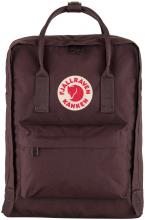 weinroter Freizeitrucksack Fjällräven Kanken Blackberry