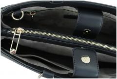 elegante Kurzgrifftasche Monotype Tommy Hilfiger dunkelblau Etui
