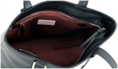 Schultertasche Malory schwarz Medium Coccinelle Echtleder