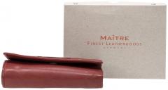 Lederbörse Vintage Maitre Steinbach Doris Red Überschlag