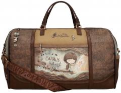 Anekke Core bestickte Reisetasche Prägung Glitzer Brauntöne