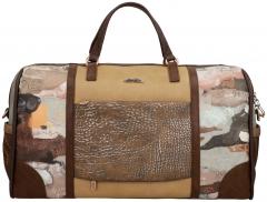 Anekke Core bestickte Reisetasche Prägung Glitzer Brauntöne