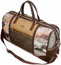 Anekke Core bestickte Reisetasche Prägung Glitzer Brauntöne