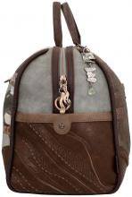 Anekke Core bestickte Reisetasche Prägung Glitzer Brauntöne