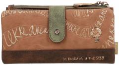 Geldtasche Anekke geräumig Ziernähte Core Outer Prägung