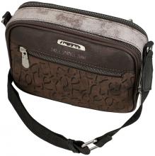 Camera Bag Logoprint grau braun Core Mantle Anekke
