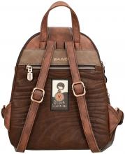 Anekke Core Tagesrucksack braun mit Aufdruck