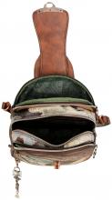 Anekke Core Tagesrucksack braun mit Aufdruck