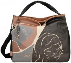 Hobobag Anekke Dreamverse Heartbeat XL Beuteltasche 
