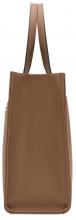 braune Kurzgrifftasche Nieke L.Credi elegant Toffee