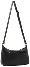 L.Credi klassisch schwarze Schultertasche Norika vegan