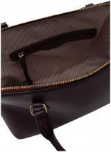 dunkellila L.Credi Kurzgrifftasche Ninelle vegan Plum
