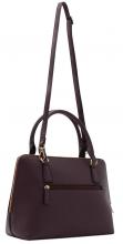 dunkellila L.Credi Kurzgrifftasche Ninelle vegan Plum