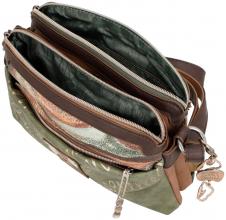 kompakte Crossovertasche Anekke Core Outer Stepp grün