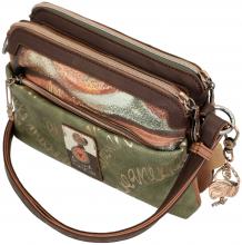 kompakte Crossovertasche Anekke Core Outer Stepp grün