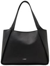 vegane Henkeltasche Numa klassisch schwarz L.Credi