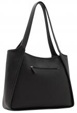 vegane Henkeltasche Numa klassisch schwarz L.Credi