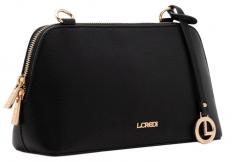 L.Credi kleine Crossovertasche Ninelle schwarz klassisch