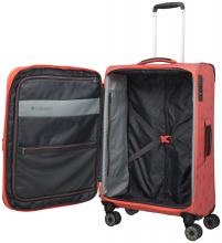 Travelite Skaii Peach 4w Trolley M 67cm erweiterbarer Reisekoffer