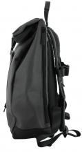 Überschlagrucksack dunkelbraun Retrolook H2ND City Lights Mailand Nordic Copper